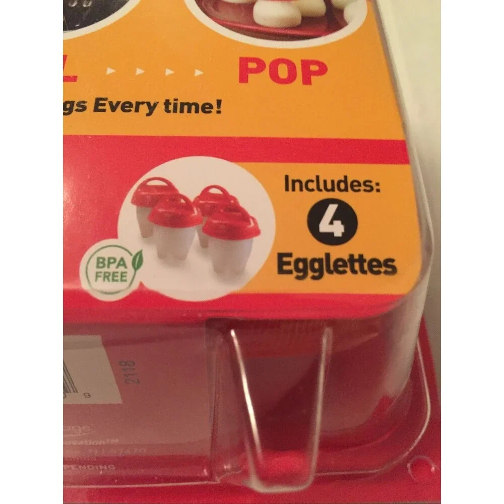 Brand New! As Seen On Tv Egglettes Perfect Hard Boiled Eggs No Shell